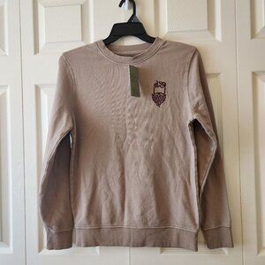 Goodfellow & Co Men's French Terry 100% Cotton Pullover Sweatshirt Taupe S NWT